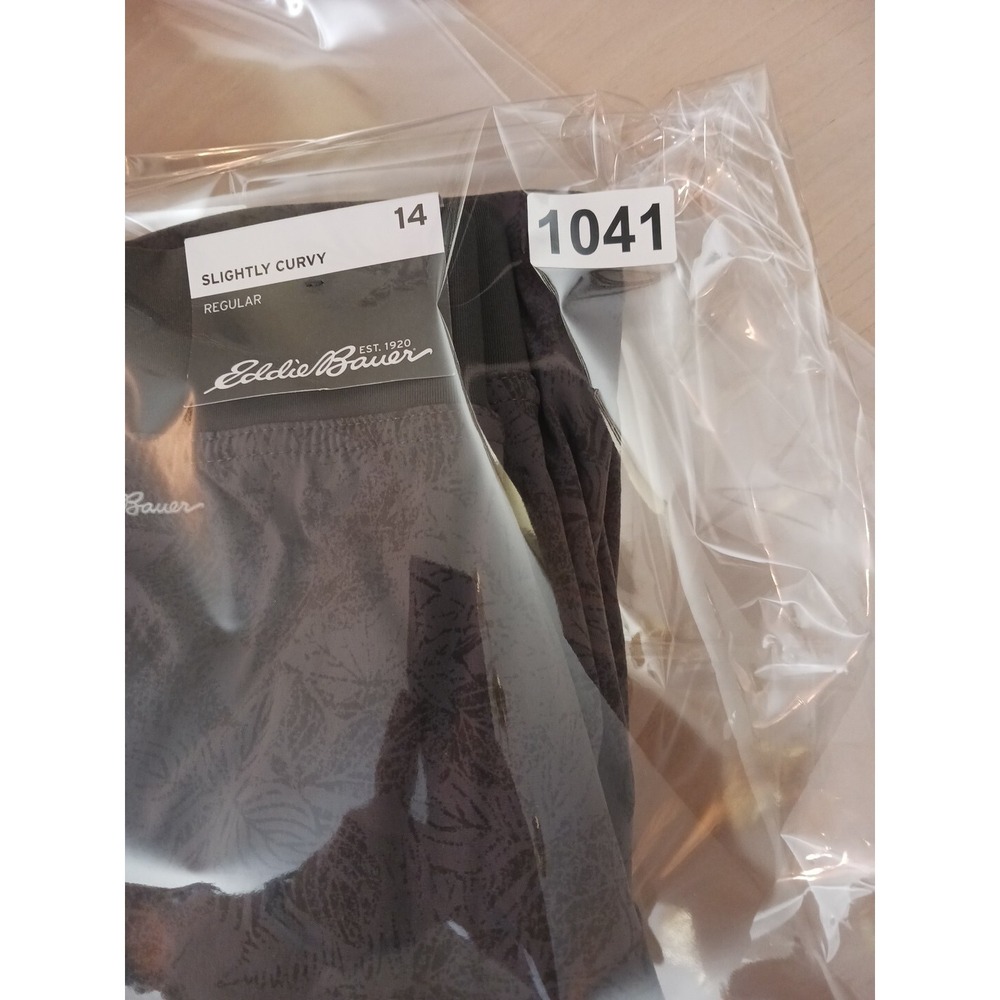 NWT Eddie Bauer Womens Skort Skirt Gray Size 14 Pockets Stretchy Travex Flexico - Picture 12 of 12
